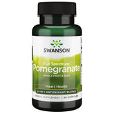 Swanson Pomegranate Full Spectrum bottle with capsules for antioxidant support.