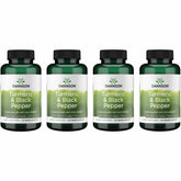 Swanson Premium Turmeric & Black Pepper bottle front, supports daily wellness.