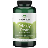 Swanson Prickly Pear Cactus bottle front view for daily wellness support