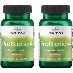 Swanson Probiotic-4 bottle showing capsules for daily gut balance
