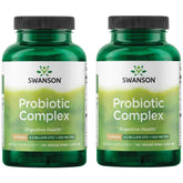 Swanson Probiotic Complex bottle packaging highlighting digestive support potential.