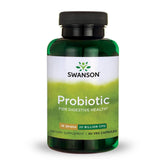 Swanson Probiotic Digestive Health bottle for daily gut balance and immune support.