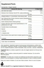 Close-up of Swanson Prostate Plus capsules, showing smooth texture and natural ingredients.
