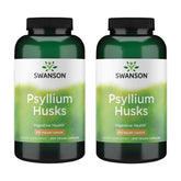 Swanson psyllium husk bottle pour for easy daily fiber support.