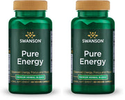 Swanson Pure Energy bottle cap close-up for steady focus and balanced energy