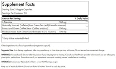 Swanson Pure Energy veggie capsules pack shot highlighting convenient daily energy