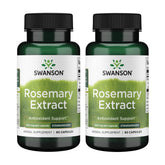 Swanson Rosemary Extract 500 mg bottle two-pack for daily use.