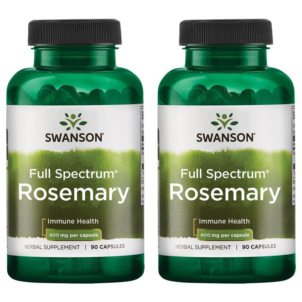 Swanson Full Spectrum Rosemary bottle front, showcasing premium immune support