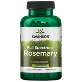 Swanson Full Spectrum Rosemary bottle emphasizes daily immune support and overall wellness.