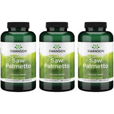 Swanson Saw Palmetto 540 mg bottle for daily prostate support.