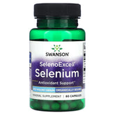 Swanson SelenoExcell bottle view shows high-potency selenium for daily antioxidant support