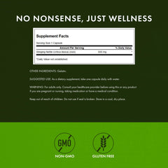 Swanson Stinging Nettle Root bottle on desk for daily wellness.