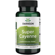 Swanson Super Cayenne bottle-pour supports healthy circulation during daily use