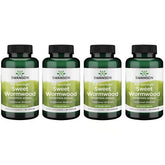 Swanson Sweet Wormwood capsules bottle front indicating daily digestive support.