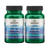 Swanson Telomere Formula capsules front view, easy daily use for potential cellular support.