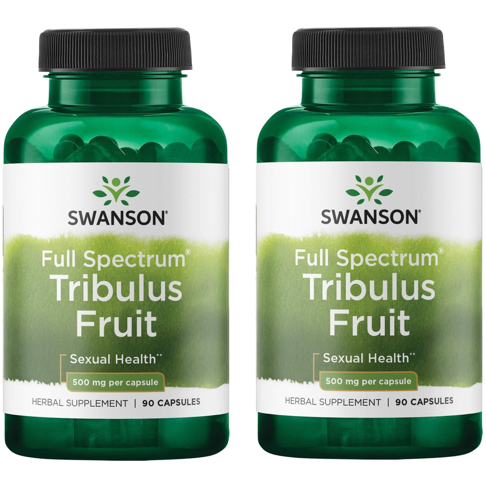 Swanson Tribulus Fruit 500 mg bottle for daily use and convenient dosing