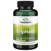 Swanson Triphala standardized 250 mg bottle supports daily balance