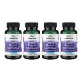 Swanson Triple Boron Complex bottle label highlighting boron forms for absorption