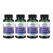 Swanson Triple Boron Complex bottle label highlighting boron forms for absorption