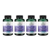 Swanson Triple Magnesium Complex bottle with label for daily mineral support.