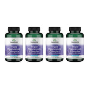 Swanson Triple Magnesium Complex bottle with label for daily mineral support.