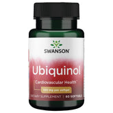 Swanson Ubiquinol 100 mg softgels bottle close-up for energy support
