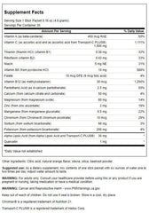 Swanson ULT Energy C with Electrolytes packet poured into a glass for fizz