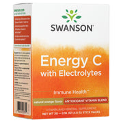 Swanson ULT Energy C with Electrolytes packets for a refreshing citrus boost