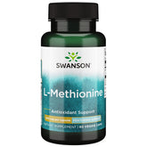 Swanson ULT L-Methionine AJI 500mg 60 Veg Capsules bottle-front for easy daily dosing.