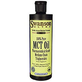 Swanson ULT MCT Oil bottle front view supports clean energy.