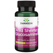Swanson ULT Wild Shrimp Glucosamine bottle seen, supports potential joint health and daily mobility.