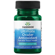 Swanson Ultimate Ocular Antioxidant softgel bottle for daily eye support