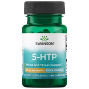Swanson Ultra 5-HTP bottle with capsules for everyday mood balance support