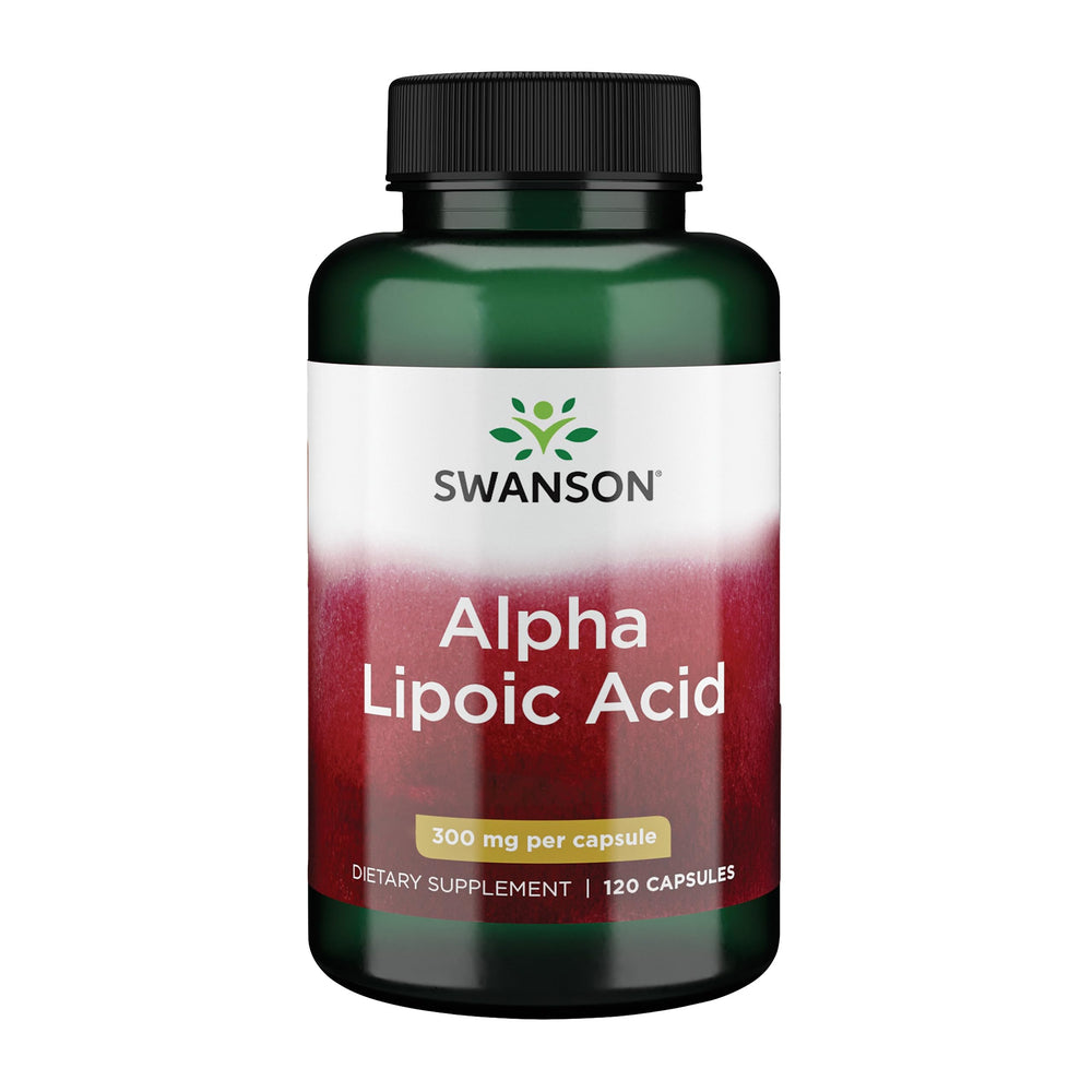 Swanson Ultra Alpha Lipoic Acid capsules offer convenient daily antioxidant support.