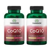 Swanson Ultra CoQ10 200 mg bottle highlighting cardiovascular and energy support