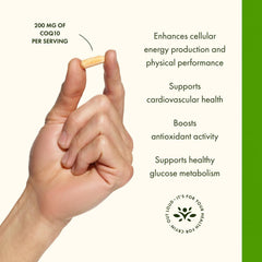 Swanson Ultra CoQ10 packaging front communicates core benefits for heart health