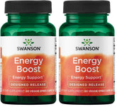 Swanson Ultra Energy Boost design-release bottle with capsules for steady daytime focus.