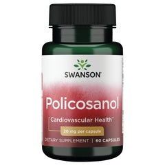 Swanson Ultra Policosanol bottle front signaling cardiovascular support potential