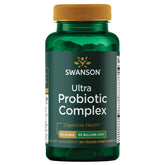 Swanson Ultra Probiotic Complex bottle with 60 vegetarian capsules for daily gut balance