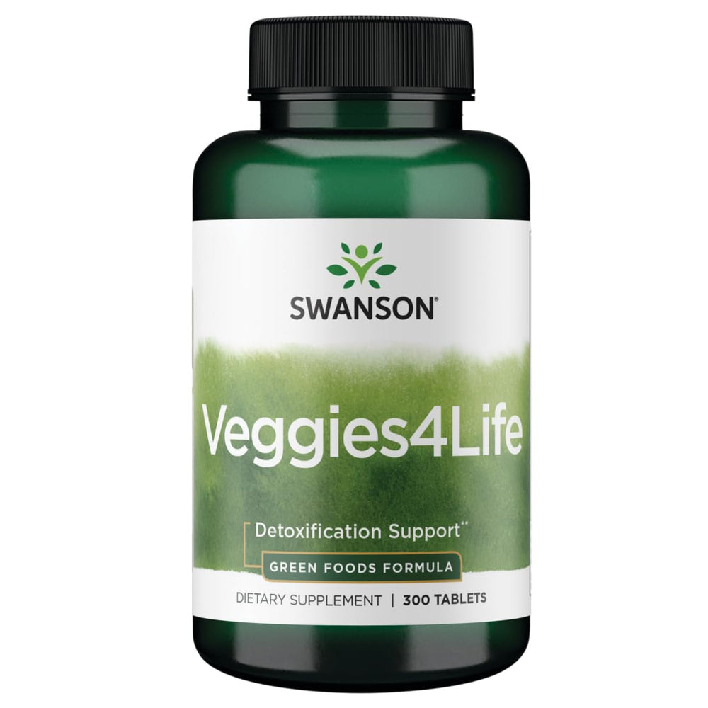 Swanson Veggies4Life tablets daily-doses for easy everyday nutrition