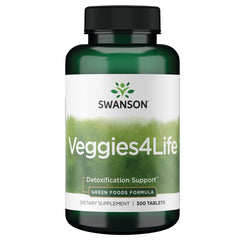 Swanson Veggies4Life tablets daily-doses for easy everyday nutrition