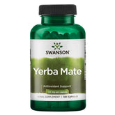 Swanson Yerba Mate 4to1 capsules bottle front offers natural energy support
