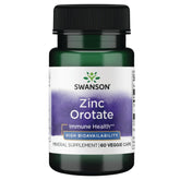 Swanson Zinc Orotate bottle and capsules for daily mineral support