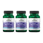 Swanson Zinc Picolinate bottle with 60 capsules for daily immune, vision, and prostate support.
