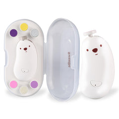 SweeBe baby nail file electric with bear design and gentle LED for night grooming