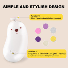 SweeBe replacement pads for baby nails included in the kit