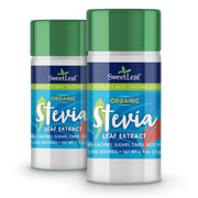SweetLeaf stevia powder shaker jar pour for sugar-free sweetness