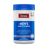 Swisse Ultivite Men’s Multivitamins bottle for daily energy and immune support.