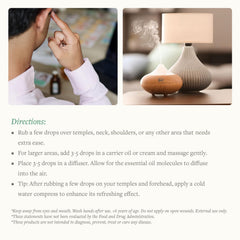 SwissJust oil applying to skin during a relaxing massage