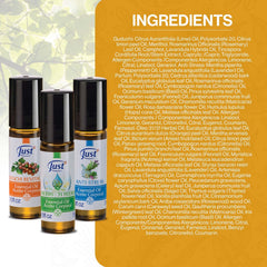 SwissJust Relaxation Trio diffuser mist for ambient aromatherapy and mood support.